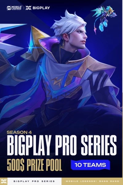 Турнир BIGPLAY PRO SERIES 4 по MLBB,
               формат MLBB 5x5, призовой фонд 500$,
                старт 27 Noyabr