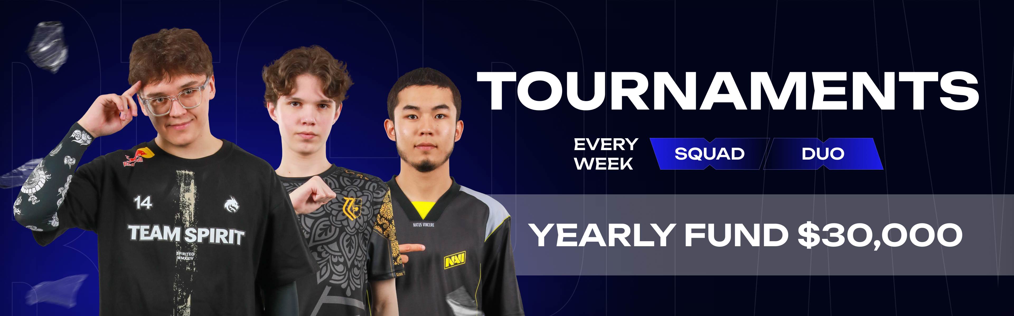 Main tournament banner