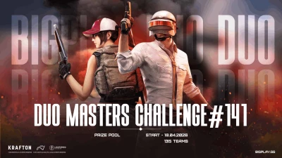 Турнир Duo Masters Challenge #141: PUBG Mobile по pubg mobile, формат duo, призовой фонд 1950 UC, старт 18 Апрель